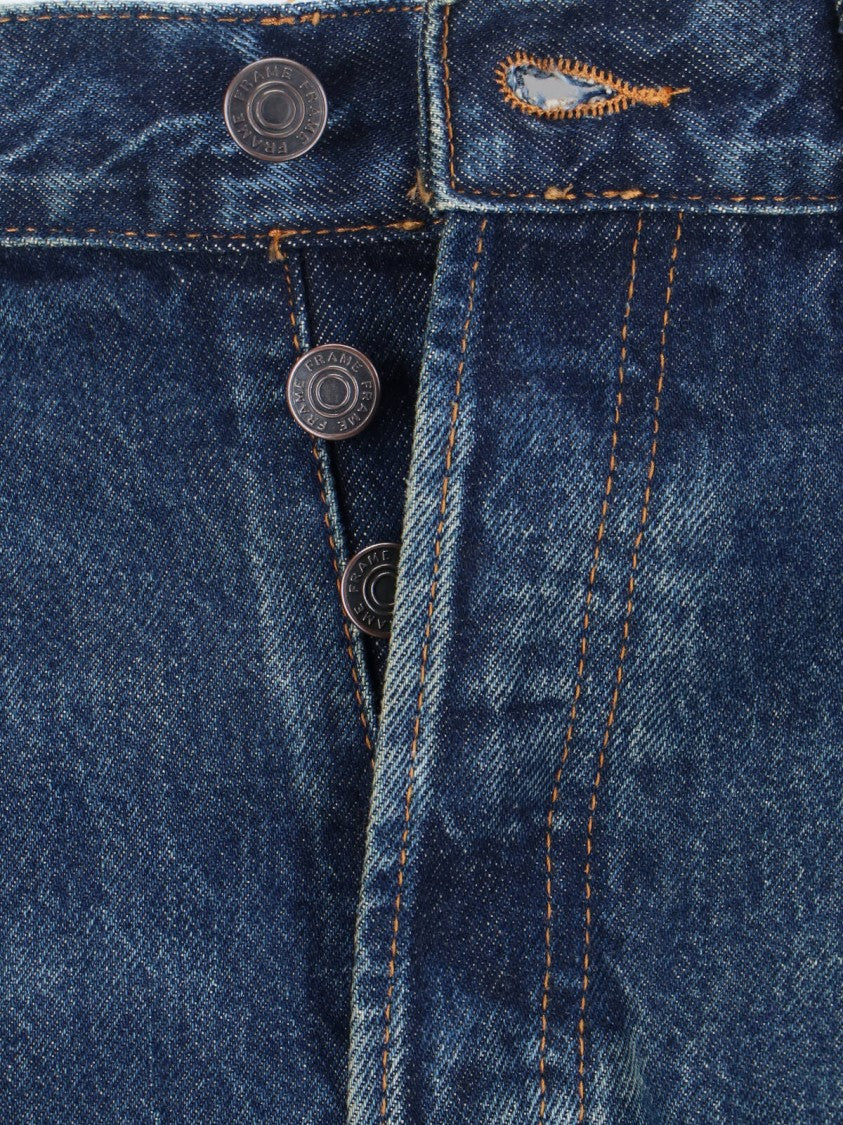 Frame Wide Jeans – Blue