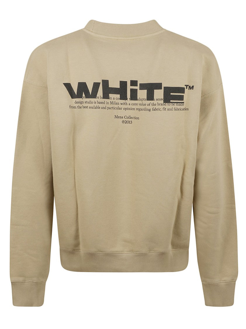 Off-White Relaxed High Neck Sweater