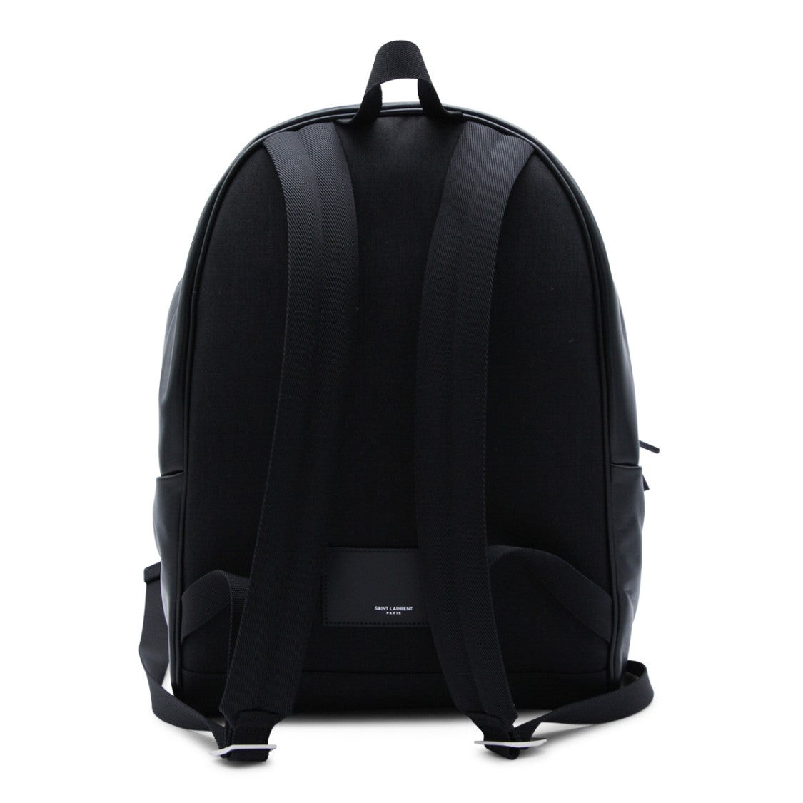Saint Laurent Black Leather Backpack