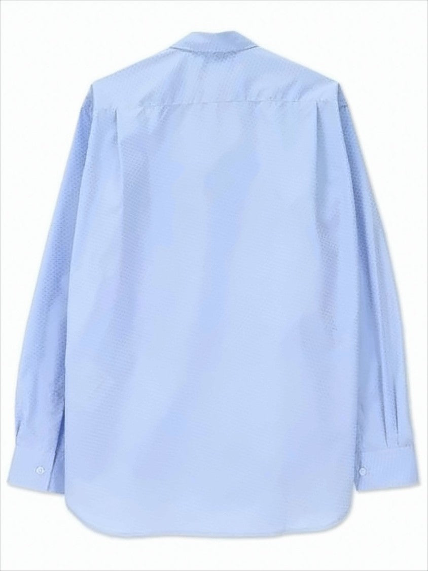 Comme Des Garçons Long Sleeve Checkered Shirt With Classic Button-Down Design