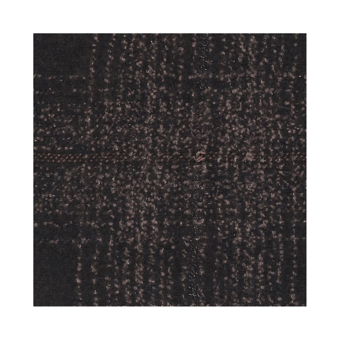 Faliero Sarti Textured Check Pattern Cashmere Blend Scarf