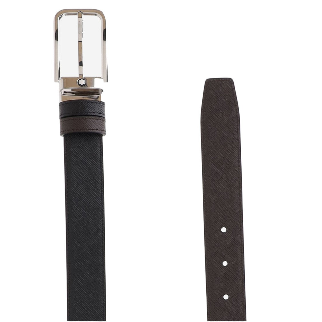 Montblanc Reversible Embossed Leather Belt