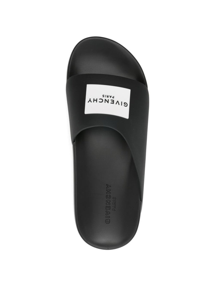 Givenchy Black Flat Shoes With Contoured Footbed
