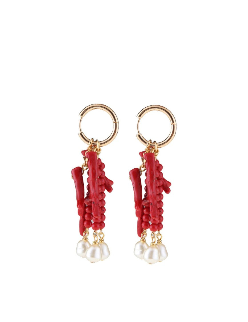 Dolce & Gabbana Earrings With Coral Branches