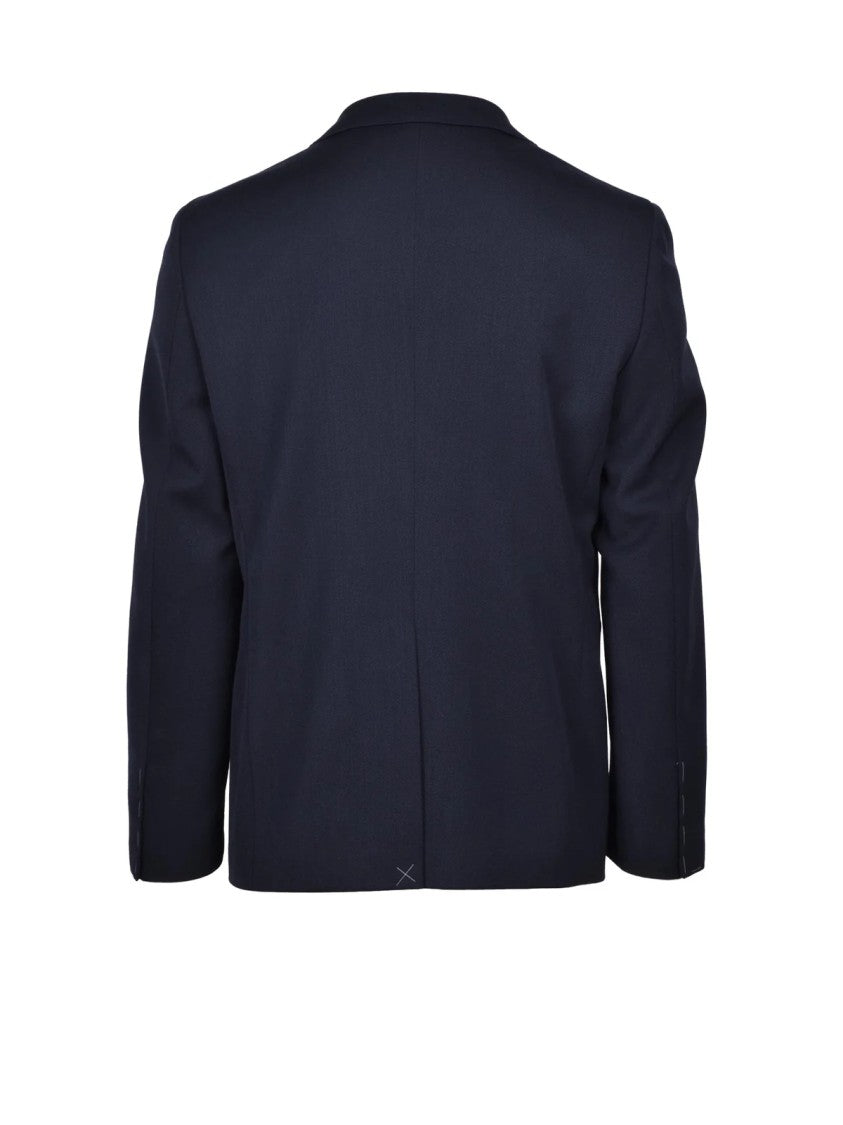 Michele Paoloni Midnight Blue Virgin Wool Polyamide Suit