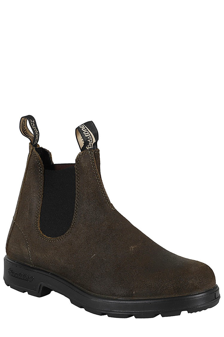 Blundstone Water-Repellent Suede Ankle Boot In Dark Olive