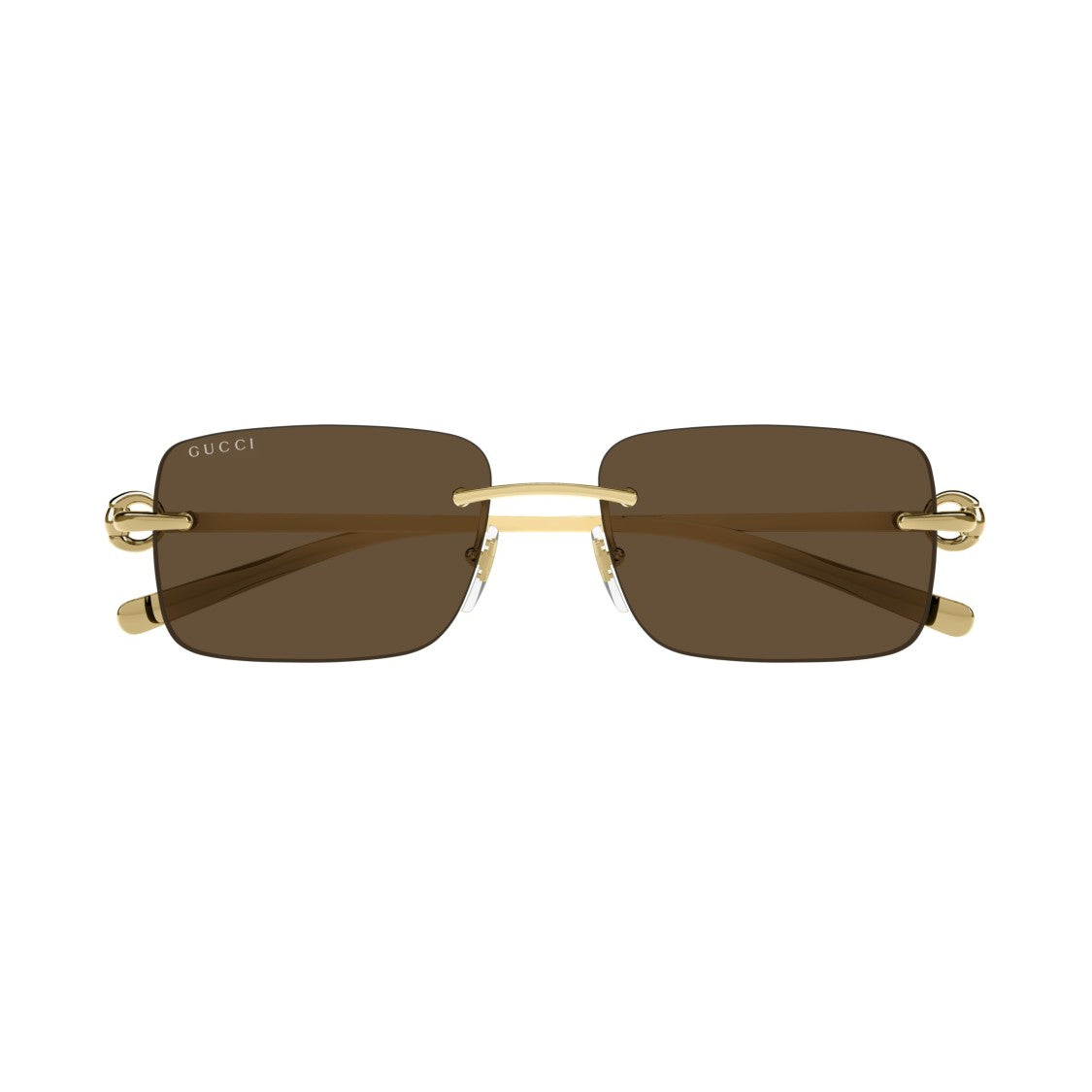 Gucci Gg1703s Rimless Rectangular Sunglasses