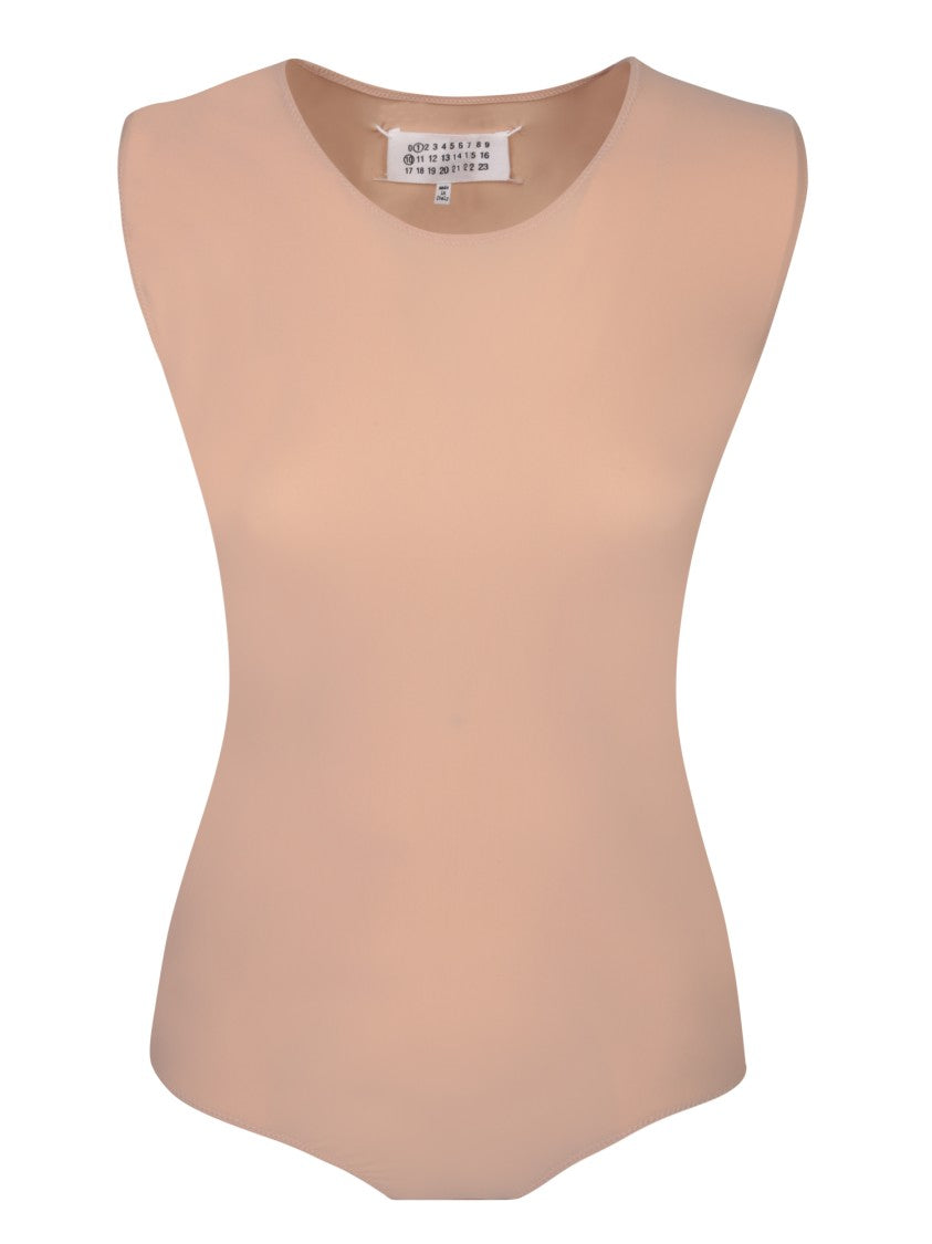Maison Margiela Nude Sleeveless Bodysuit