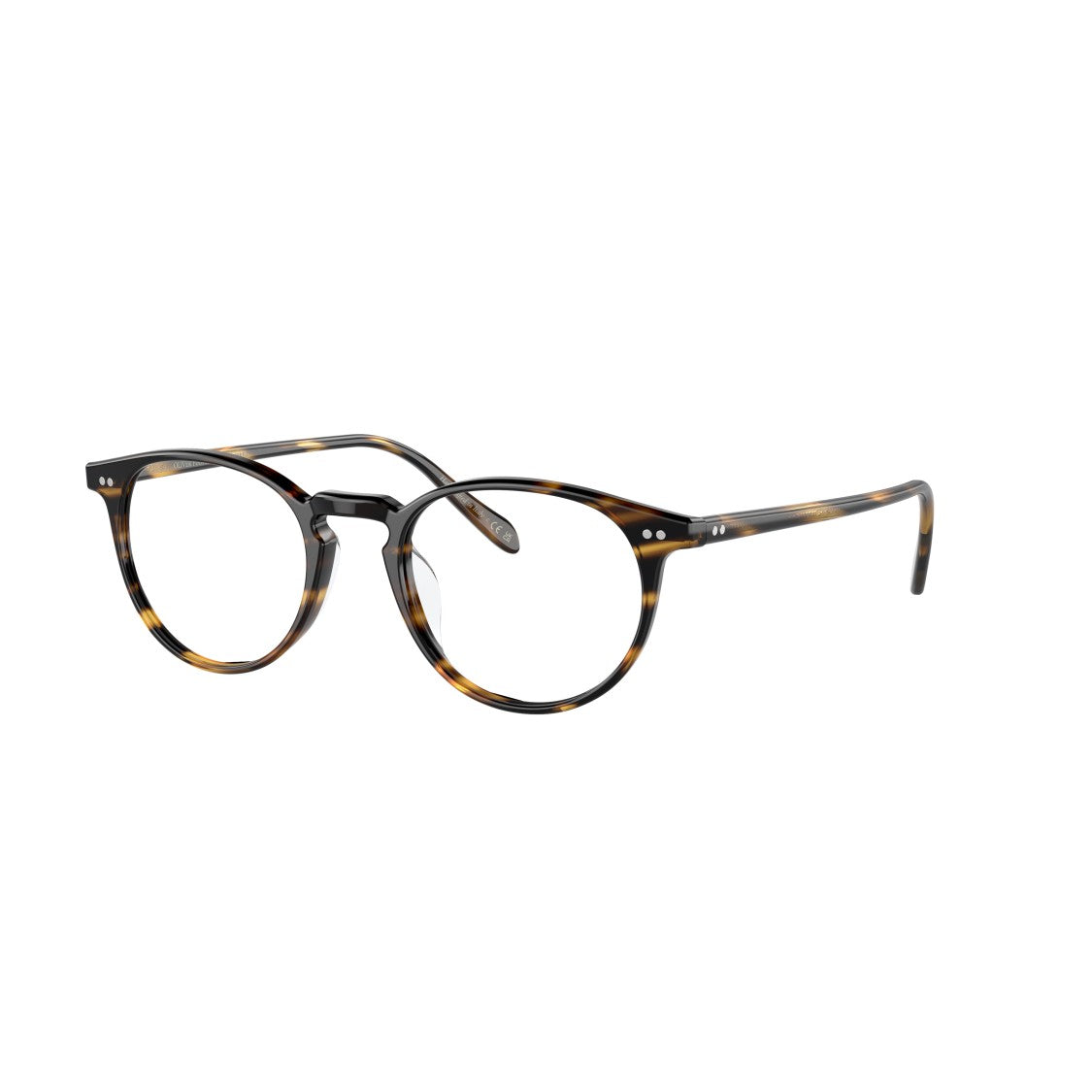 Oliver Peoples 0Ov5004 Round Tortoiseshell Frame Eyeglasses With Keyhole Bridge