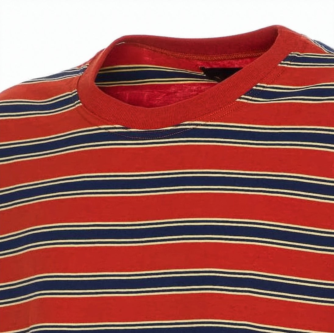 Howlin Short-Sleeved Striped T-Shirt With Classic Neckline