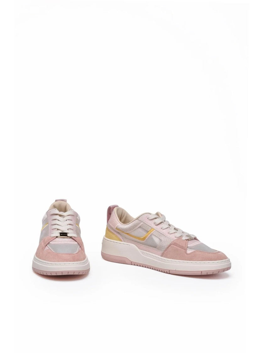 Ferragamo White 'Destiny' Leather Sneakers