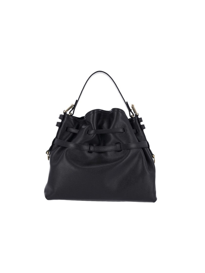 Givenchy Black Voyou Bucket Calfskin Bucket Bag
