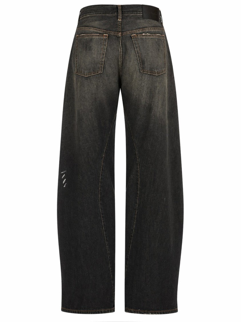 Acne Studios 2006F Washed Wide-Leg Denim Jeans