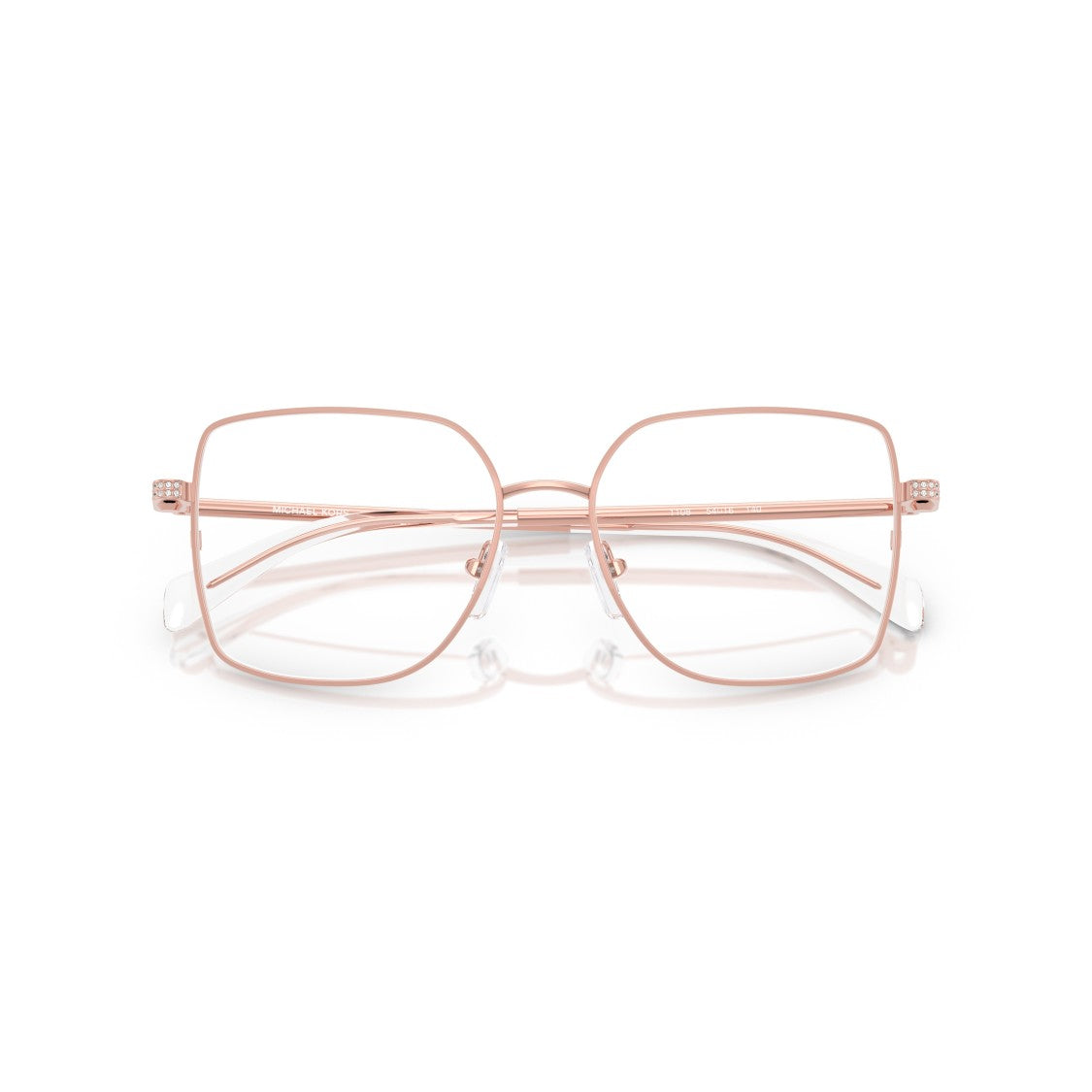 Michael Kors 0Mk3091b Delicate Rose Gold Metal Frame Eyeglasses With Adjustable Nose Pads