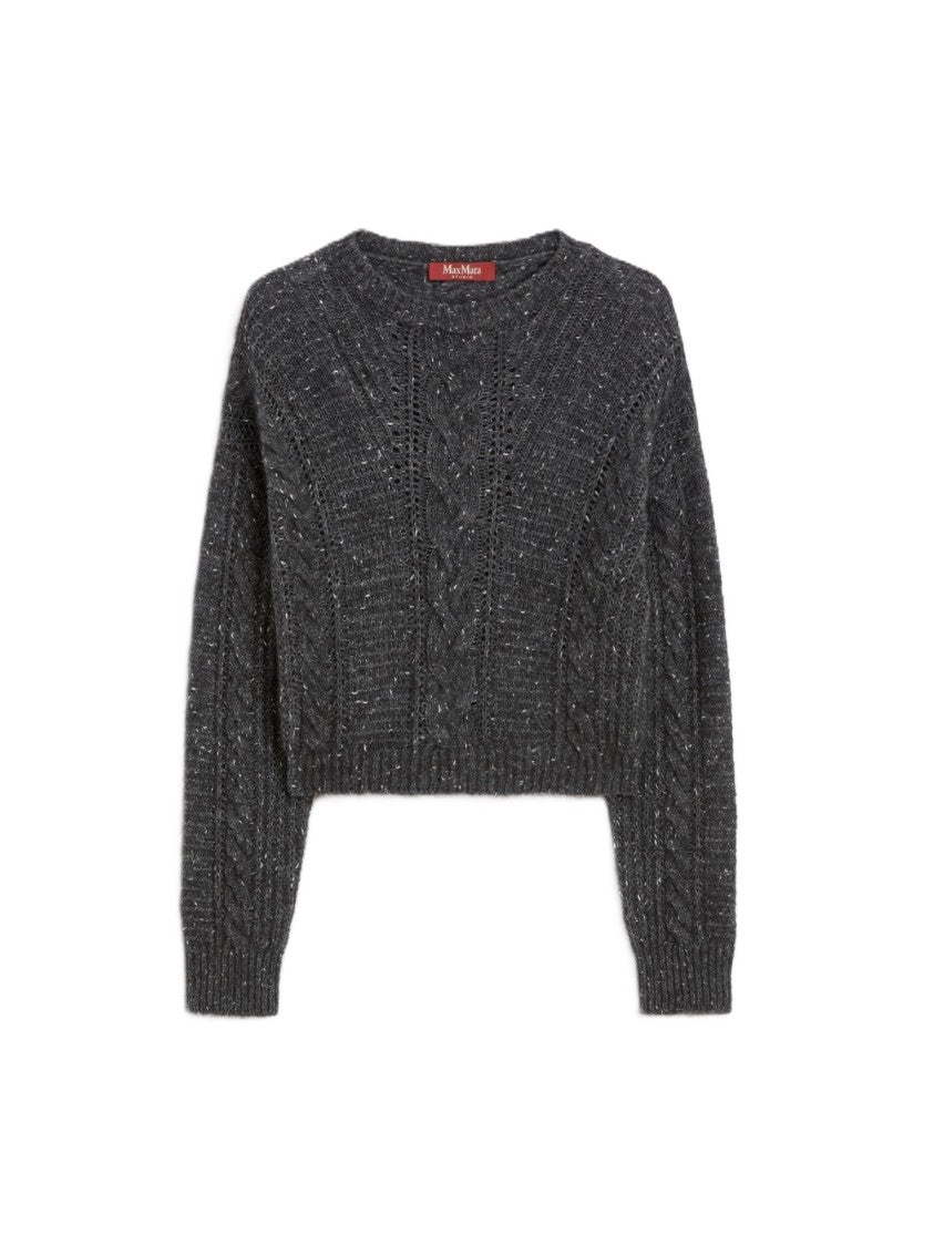 Max Mara Knit Sweater With Cable Patterns