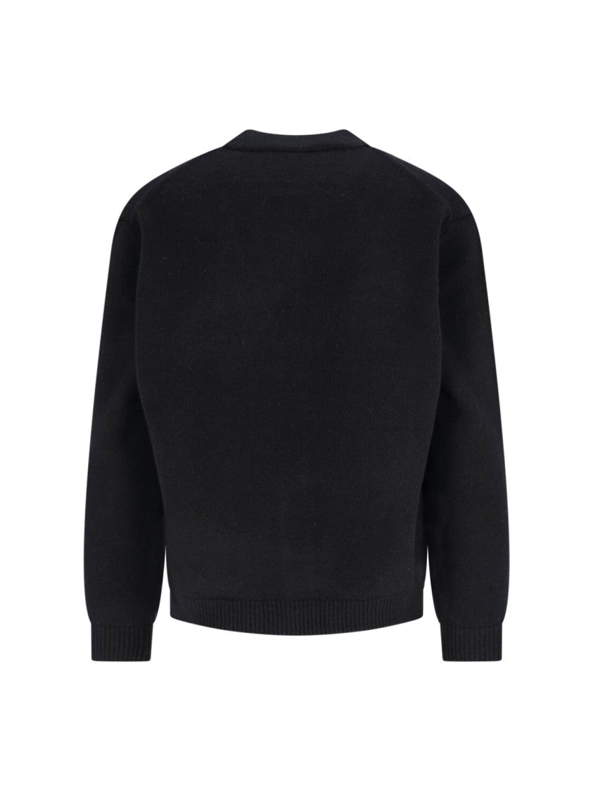 Maison Kitsuné Classic Black Sweater