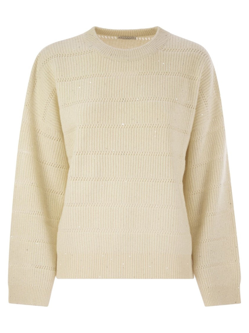 Brunello Cucinelli Cashmere And Wool Crew-Neck Sweater