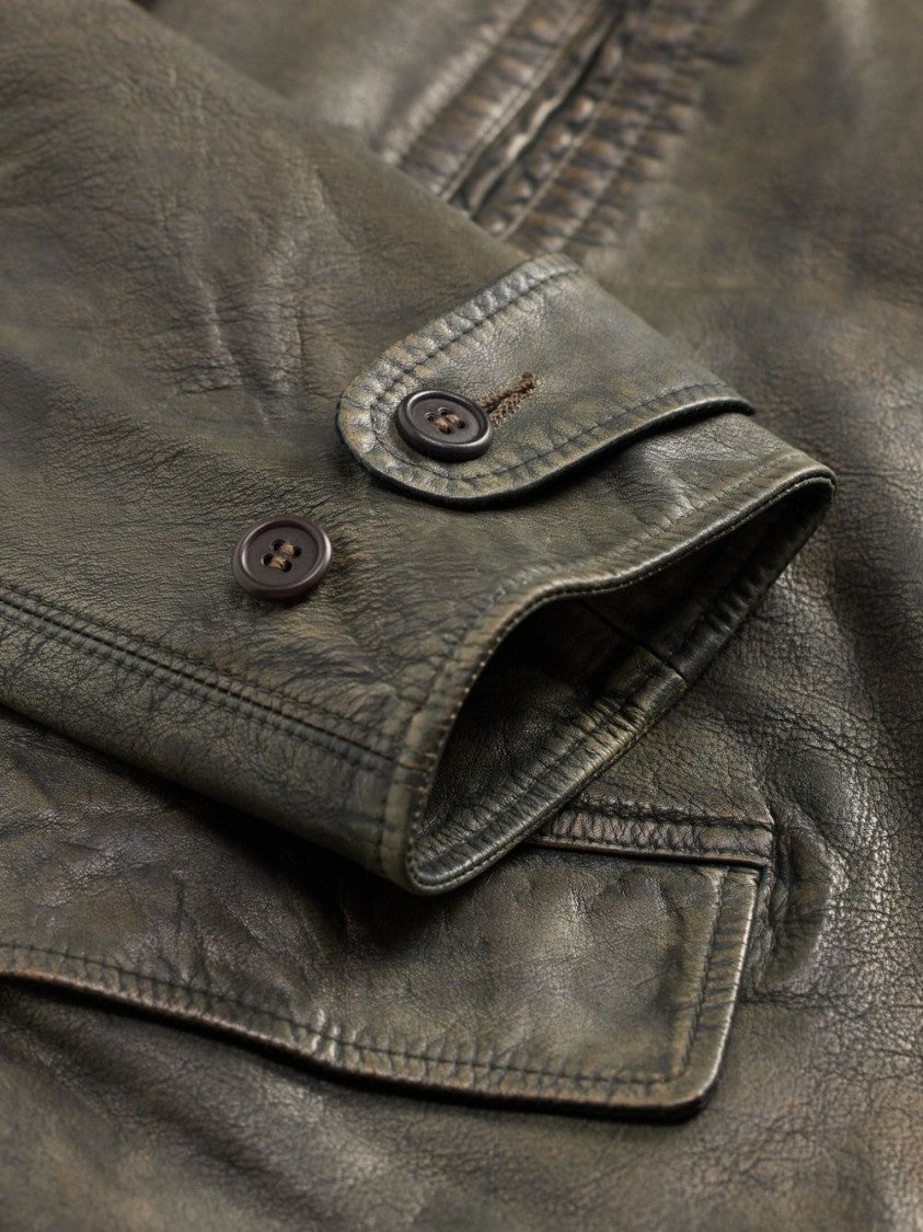 Polo Ralph Lauren Vintage Leather Casual Jacket