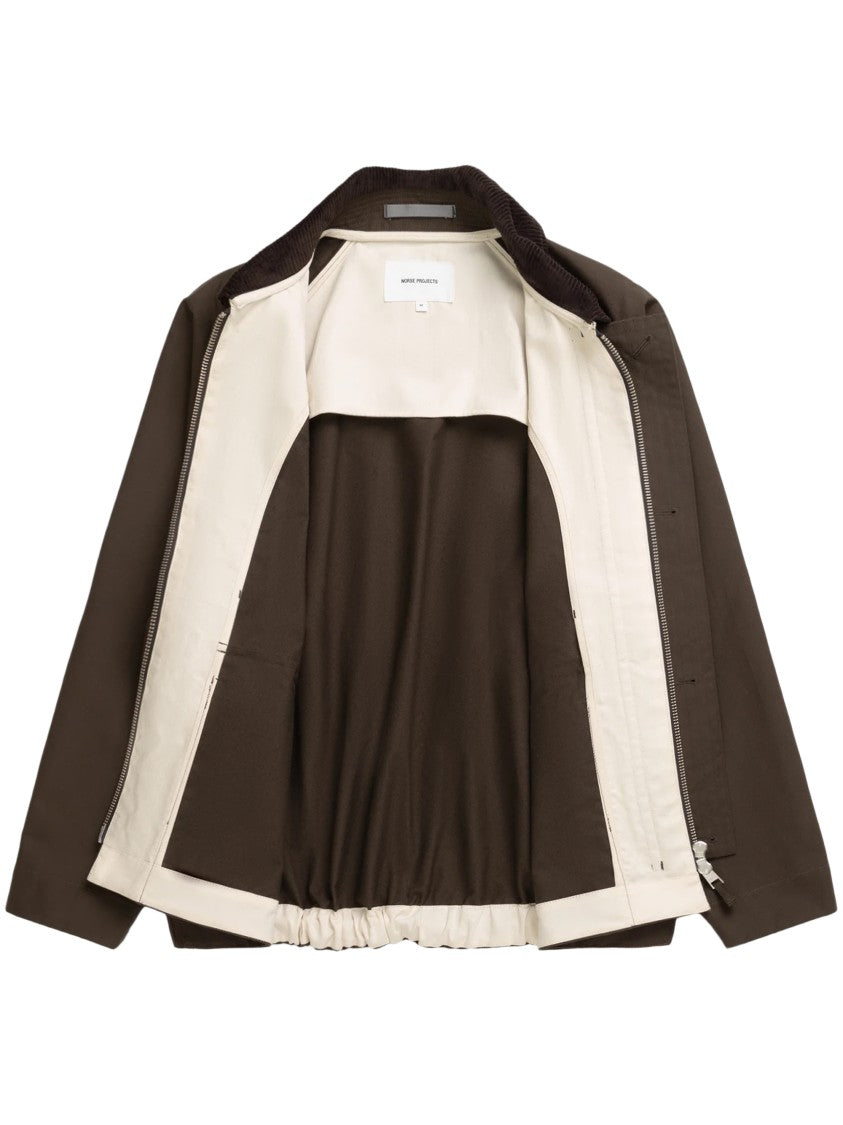 Norse Projects Waxed Finish Raglan Sleeve Jacket