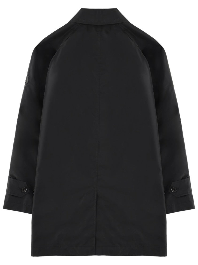 Burberry Polyamide Interior Checkered Lining Coat