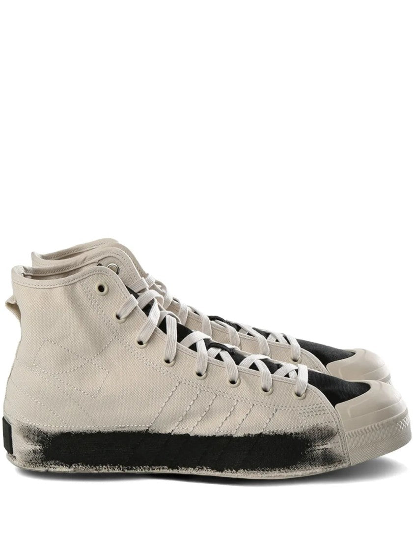 Y-3 White Nizza Hi Sneakers