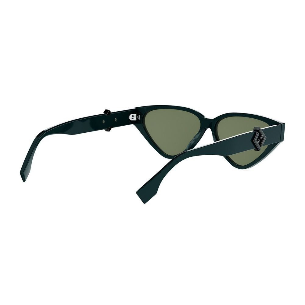 Fendi Ff Diamonds Triangular Cat-Eye Acetate Sunglasses
