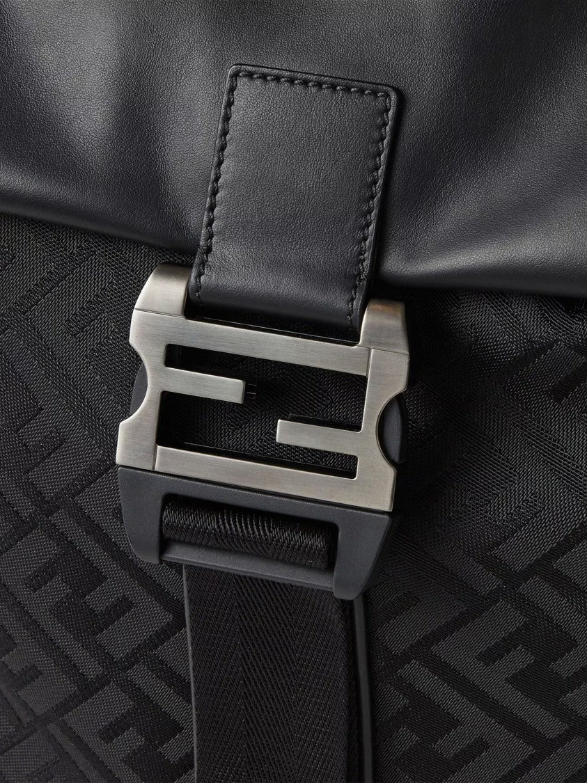 Fendi Baguette Grace Nylon Ff Monogram Backpack