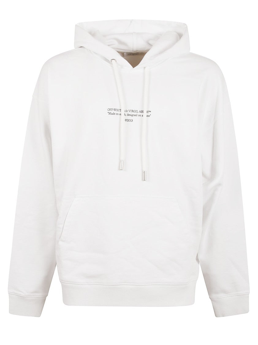Off-White Off-White Logo Hoodie In Cotton Jersey