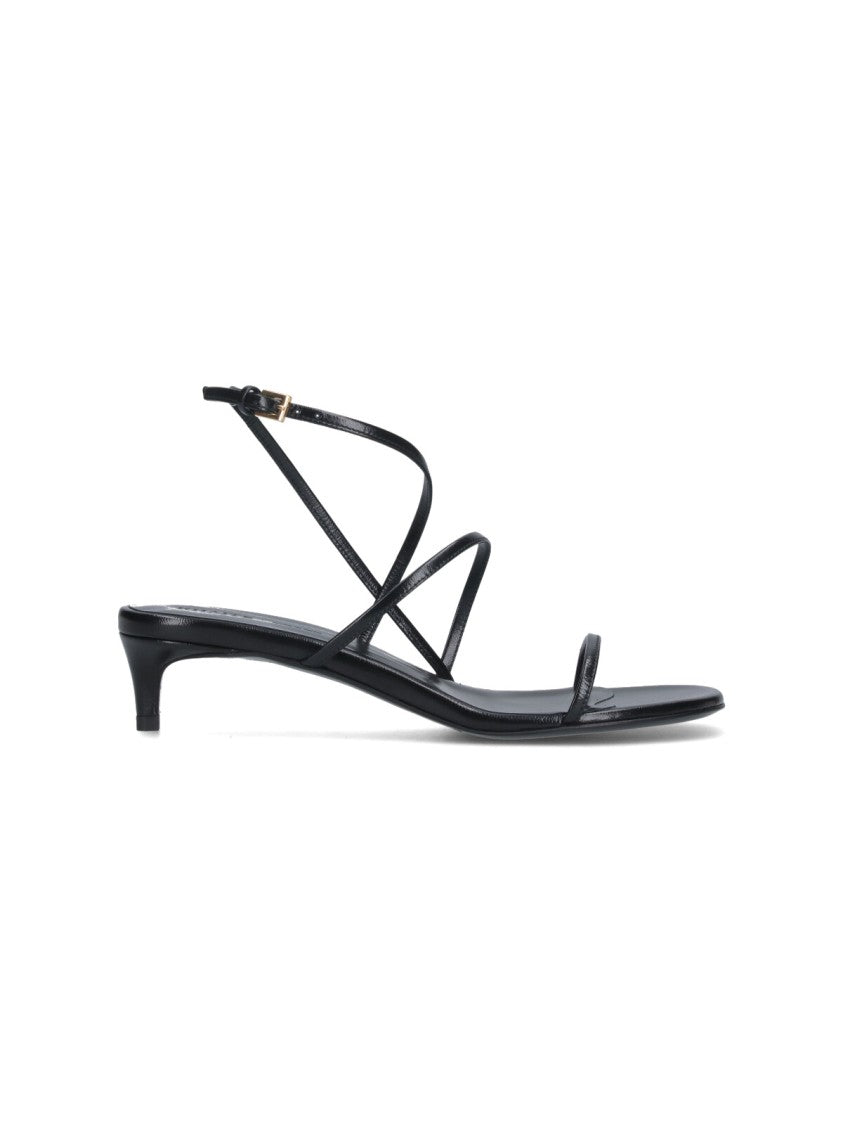 Khaite "Loop" Sandals – Black