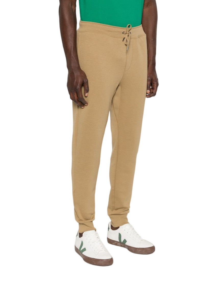 Polo Ralph Lauren Beige Embroidered Logo Sweatpants