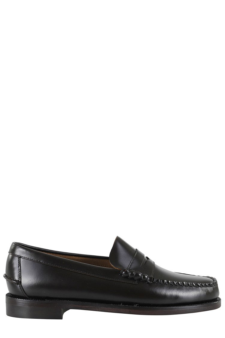 Sebago Moccasin With Smooth Leather Upper