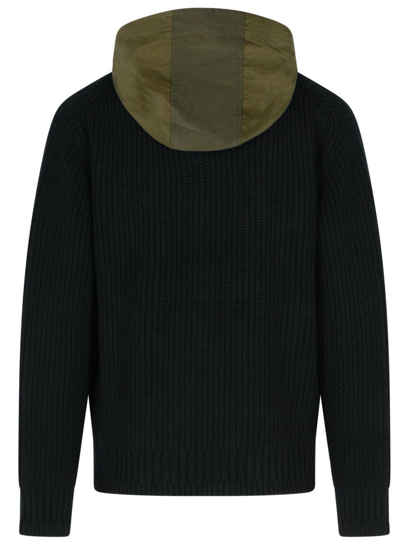 Sacai Black Wool Blend Jacket