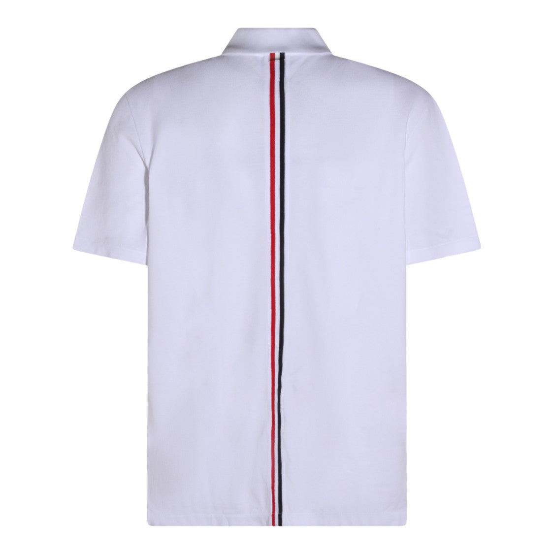 Thom Browne Minimalist White Polo With Design