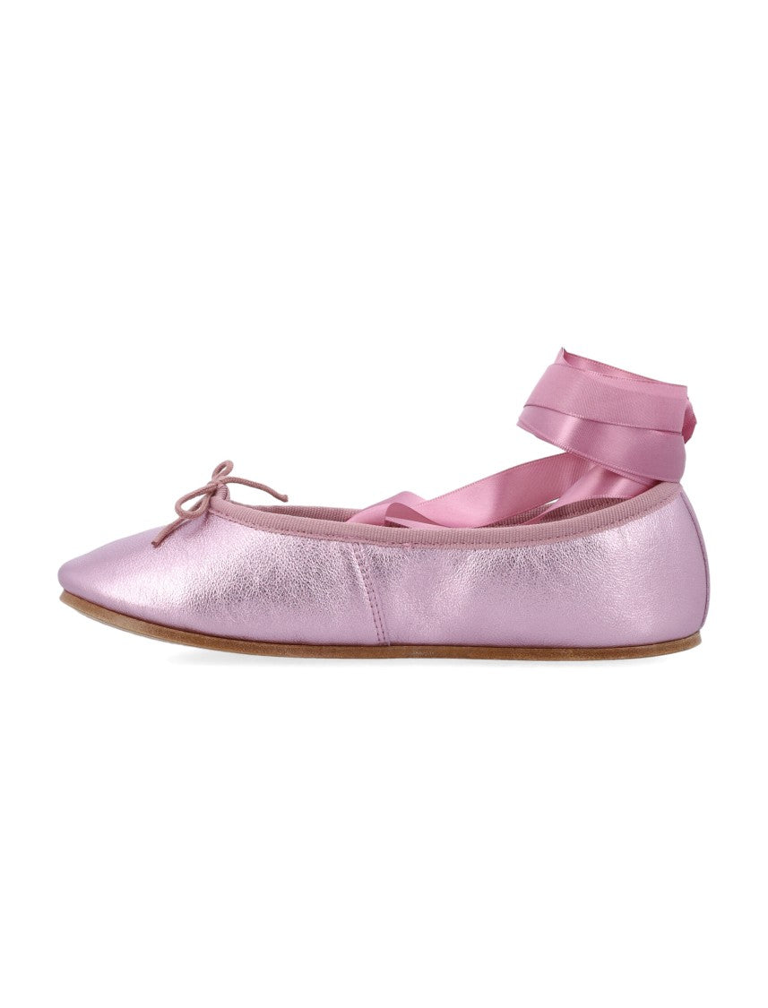 Repetto Sophia Ballet Flats With Satin Ribbon Accents