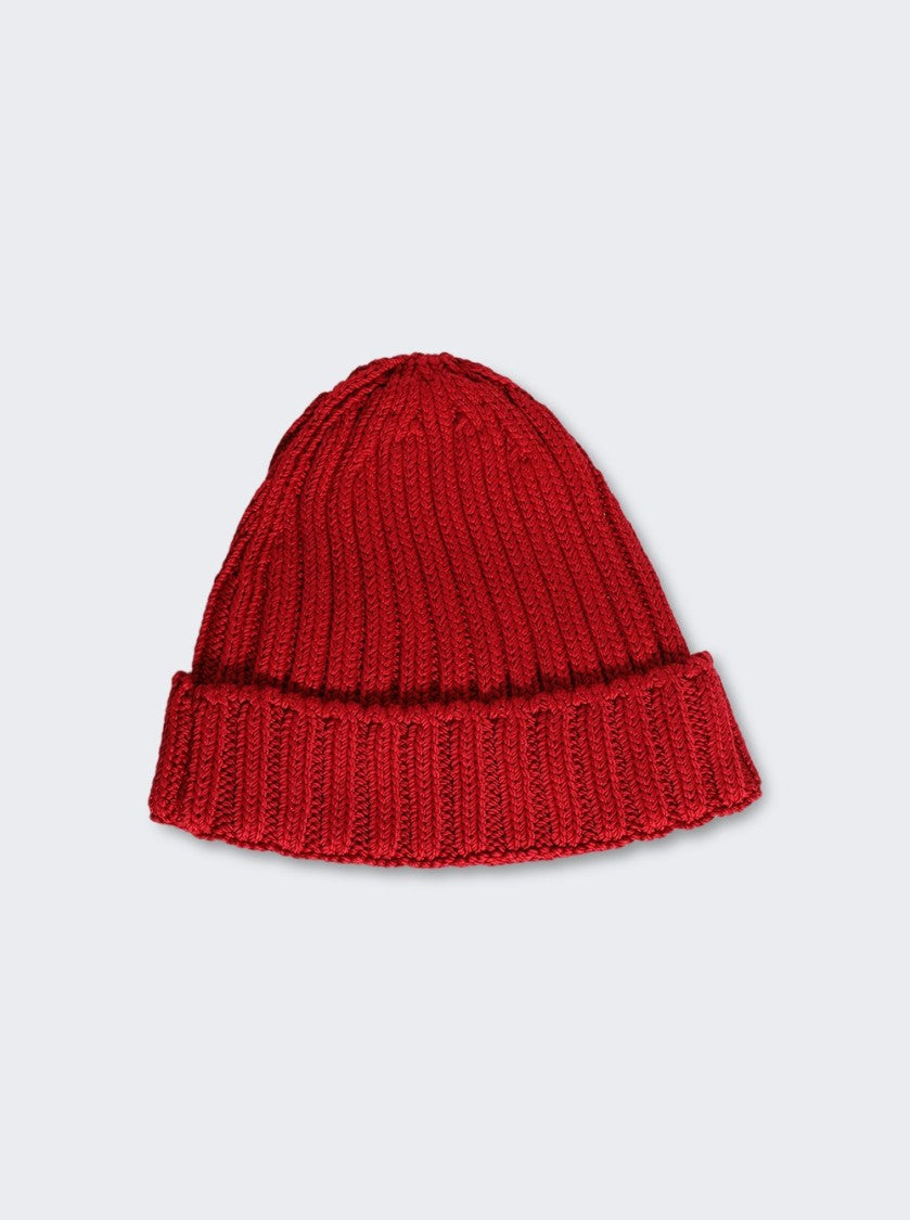 Marni Ribbed Beanie Hat With Folded Cuff