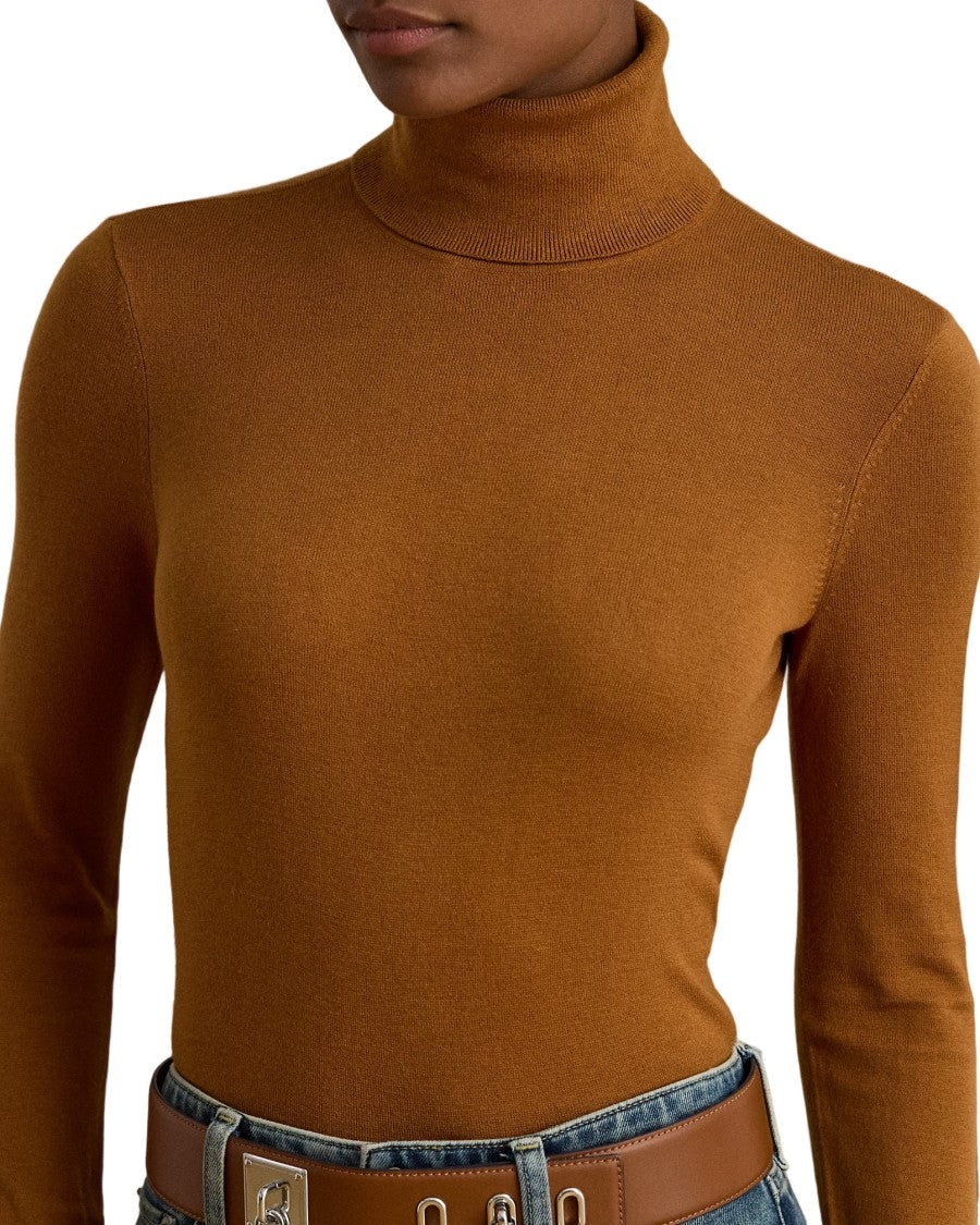 Lauren Ralph Lauren High Turtleneck Cinnamon Bark Pullover