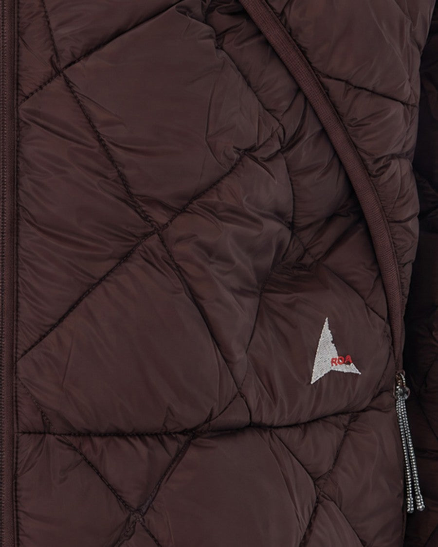 Roa Black Diamond Quilted Hooded Down Jacket