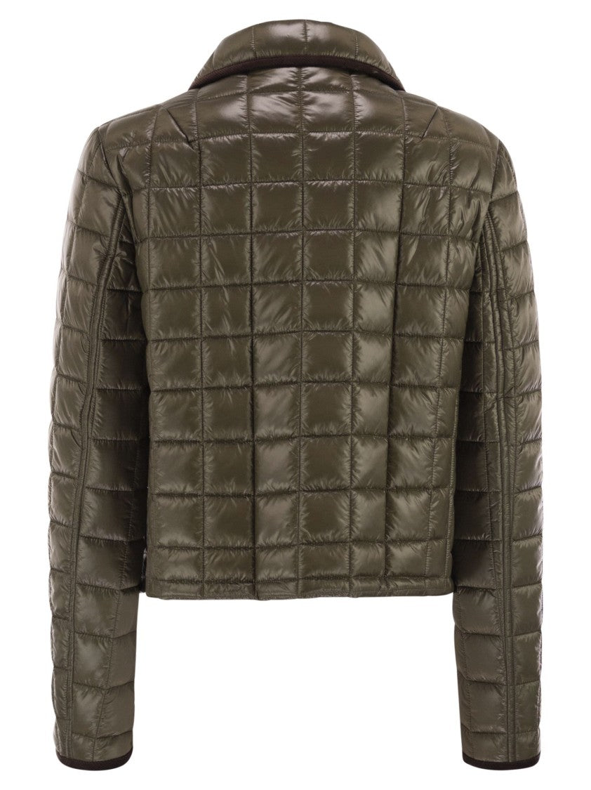 Fay 3 Hooks In Technical Checkered Fabric