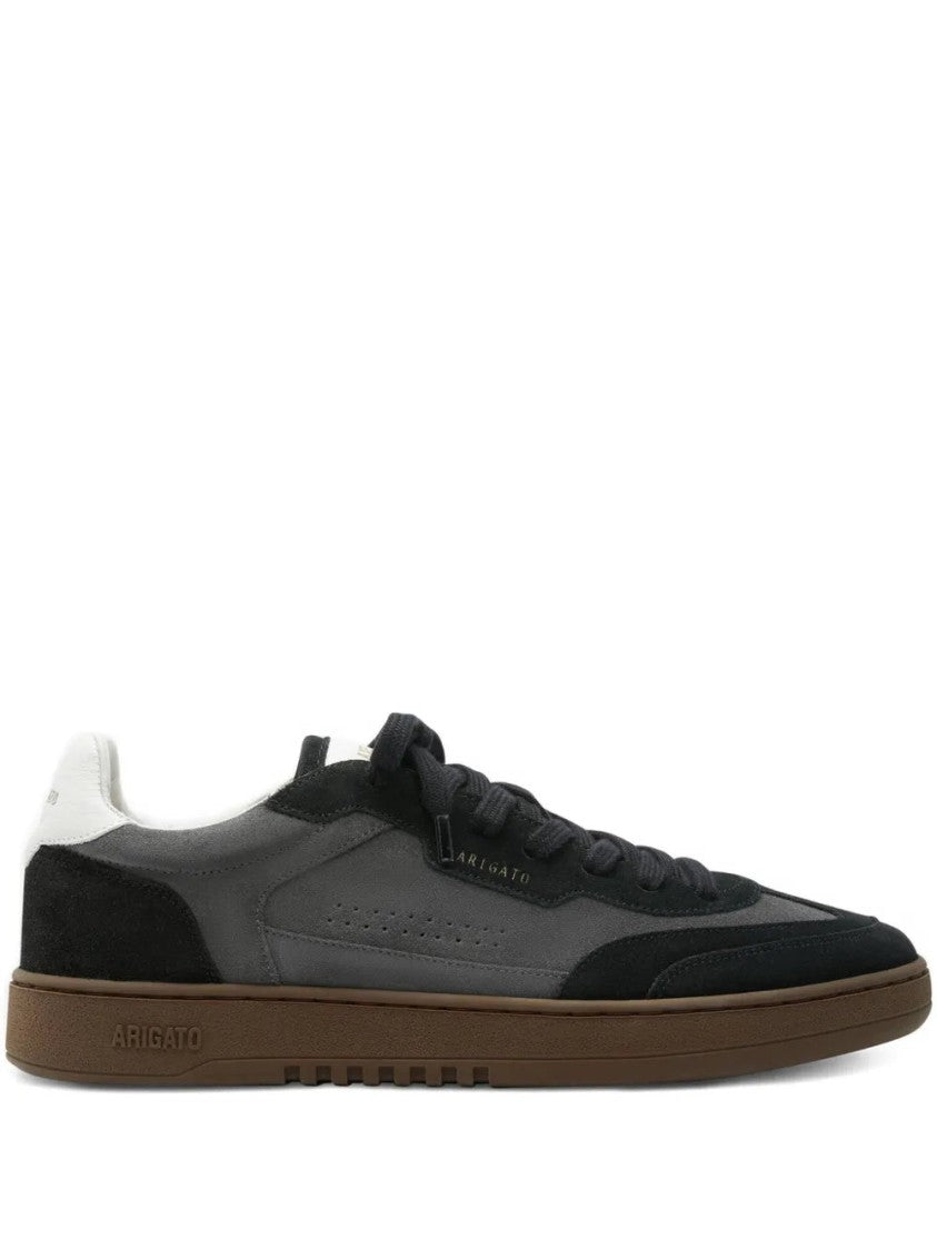 Axel Arigato Dice T-Toe Perforated Suede-Leather Sneakers