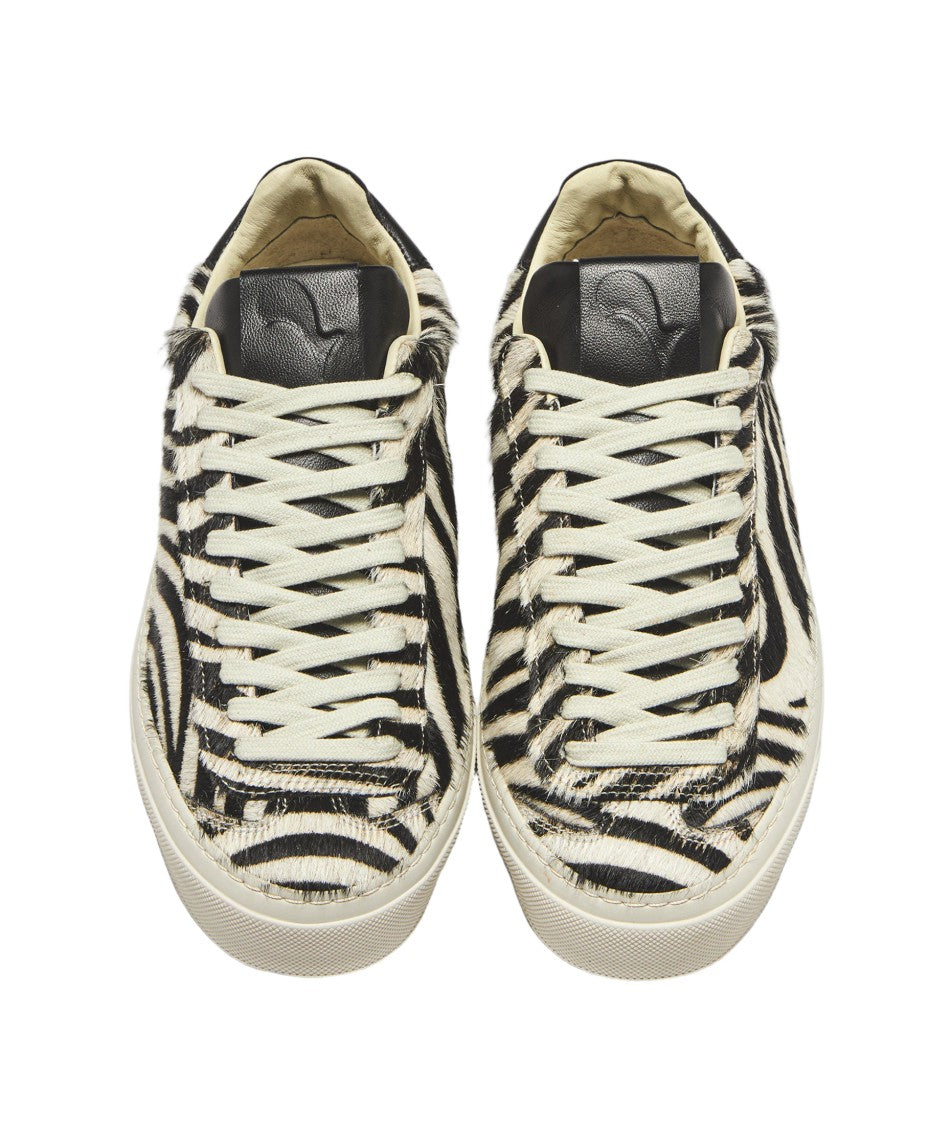 Aqua Alta Venice Zebra Fur Upper Aqua Alta Sneakers