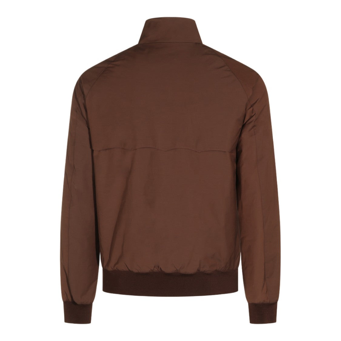Baracuta Classic Bomber Jacket With Stand Collar And Tartan Lining