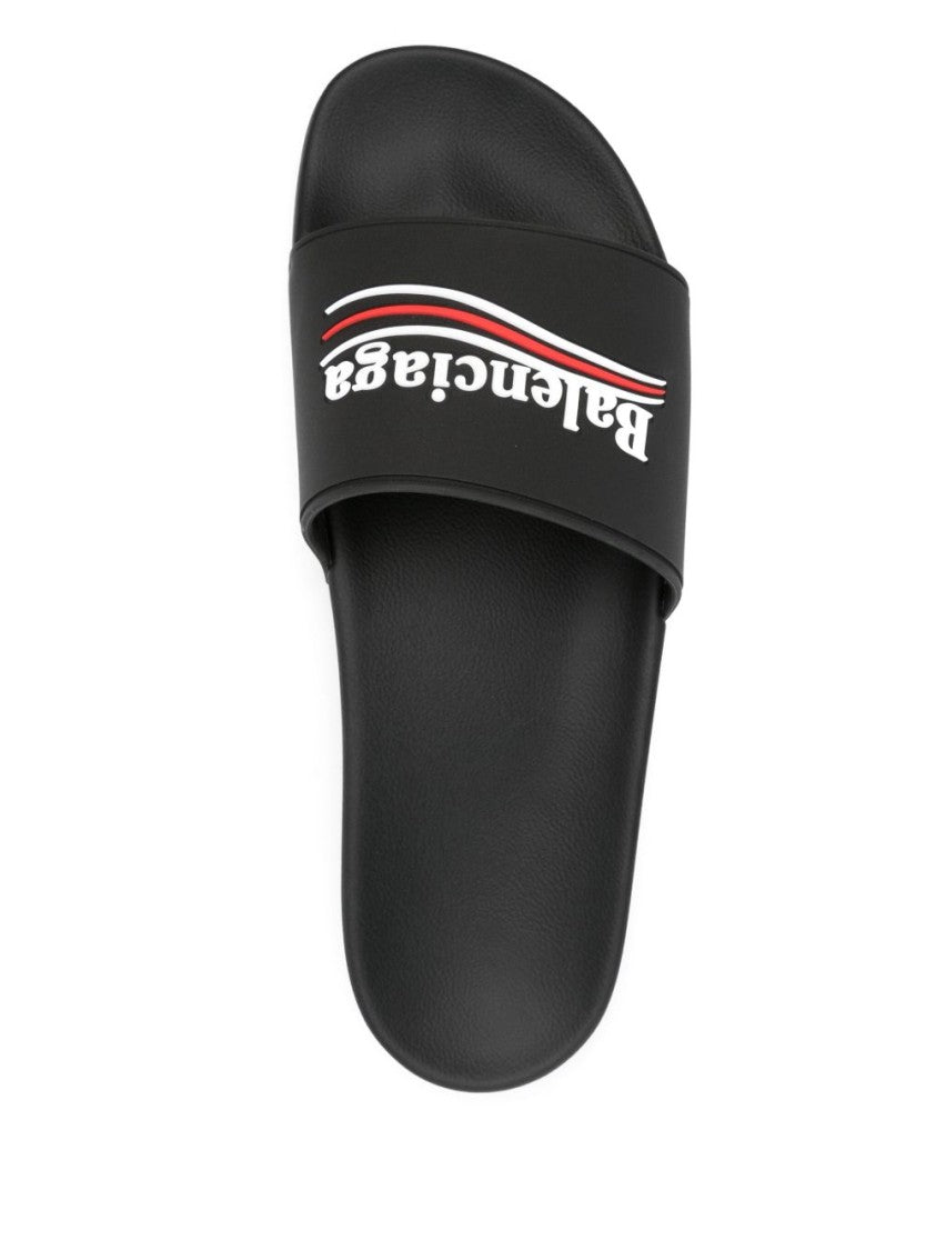 Balenciaga Contoured Pool Slide Sandal