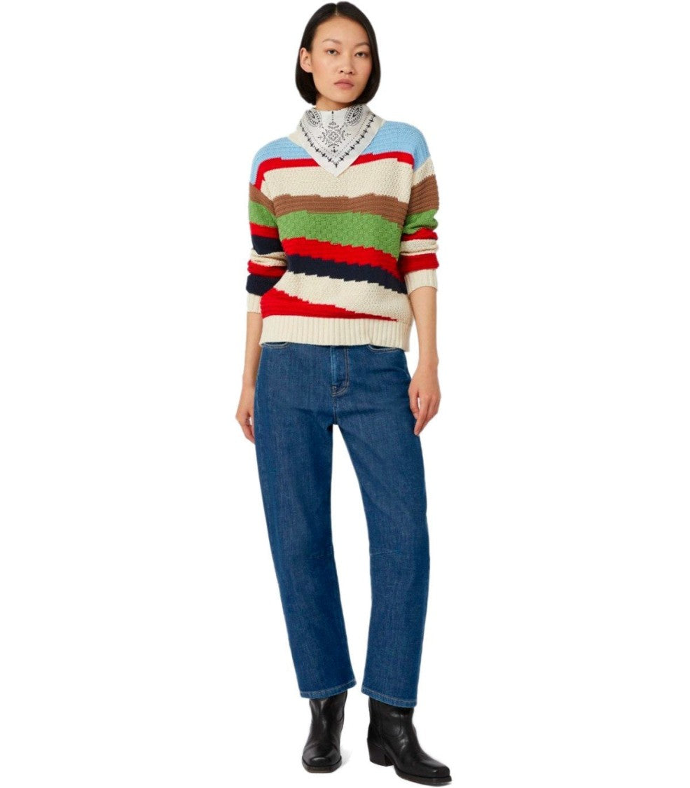 Max Mara Polo Multicolor Sweater