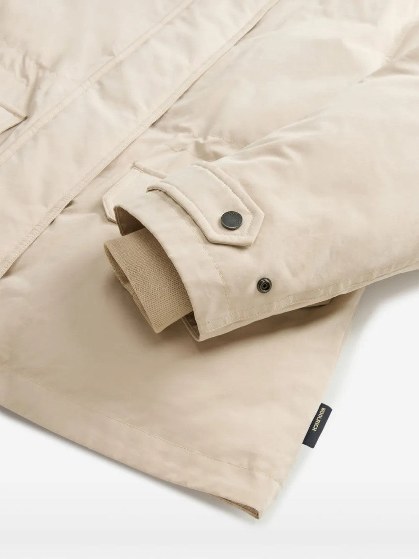 Woolrich Beige Cotton-Polyester Blend Jacket