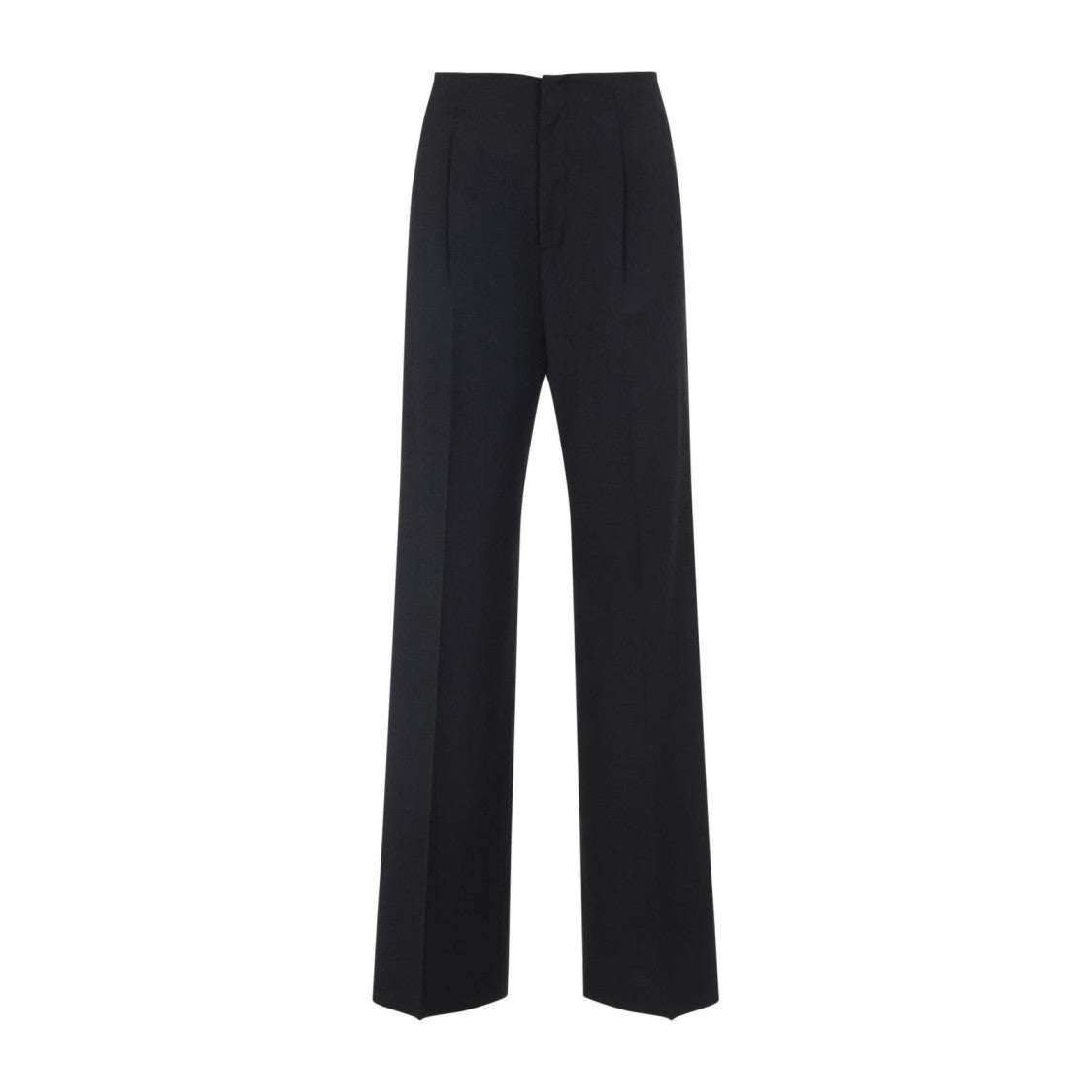 Alberta Ferretti Tailored Grey Trousers With Straight-Leg Cut And Subtle Texture