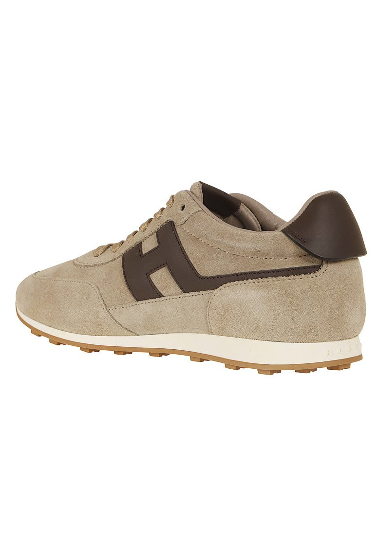 Hogan Suede H699 Retro Athletic Sneakers