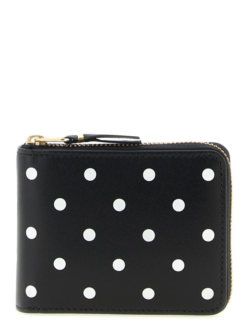Comme Des Garçons Polka Dots Printed Wallet