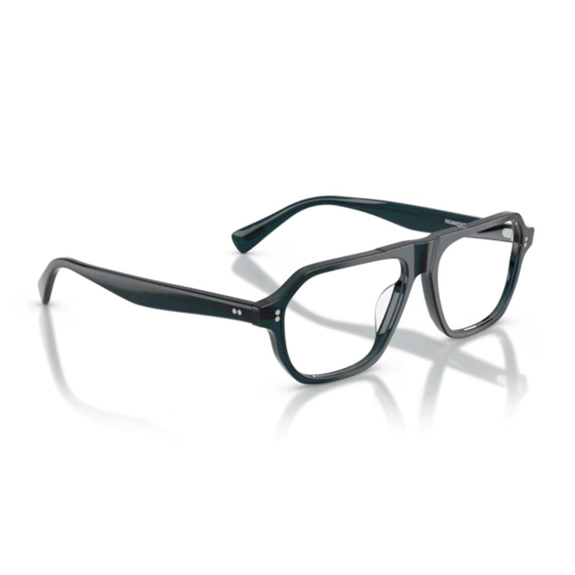 Oliver Peoples Black Remment Acetate Aviator-Inspired Sunglasses