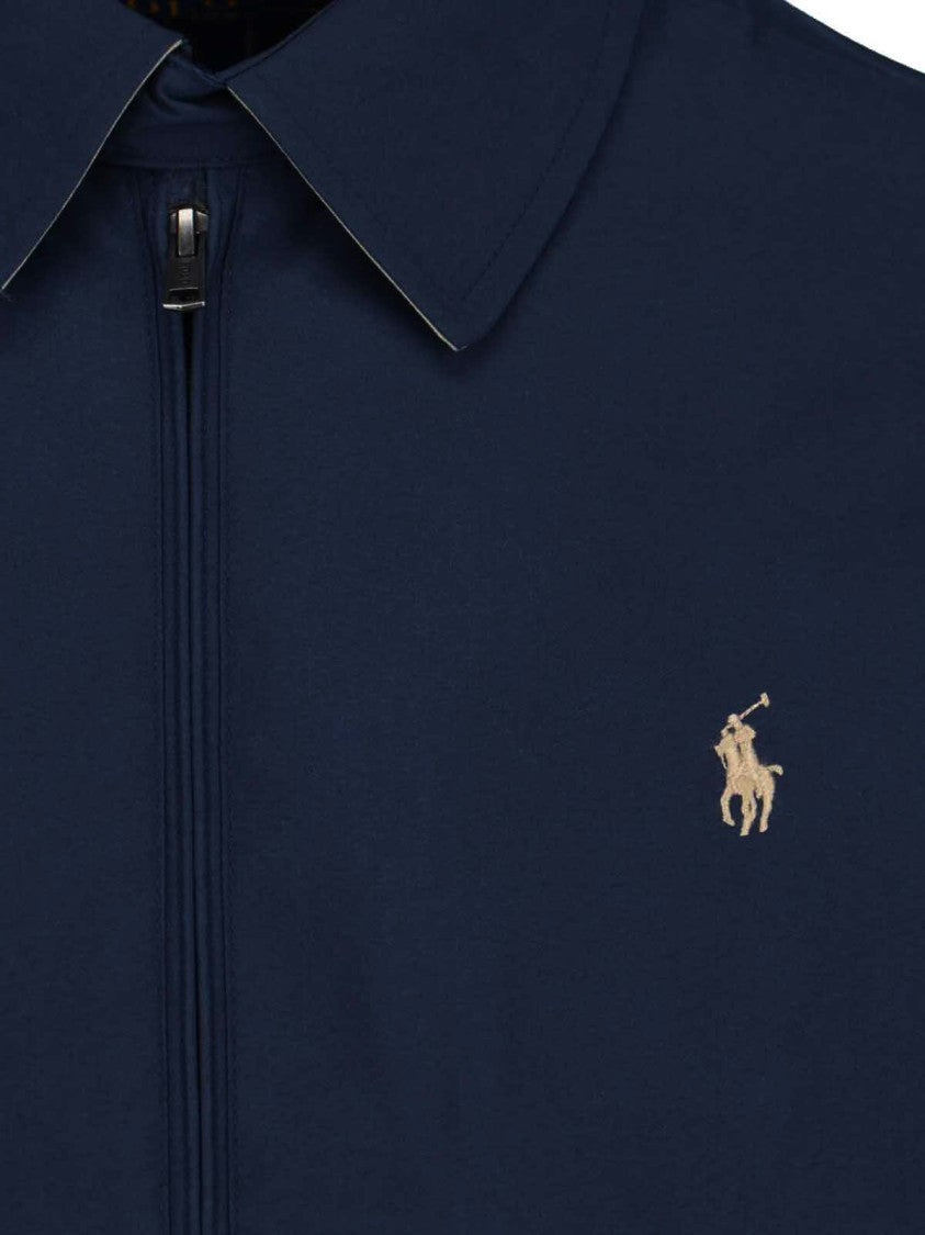 Polo Ralph Lauren Structured Front Button Jacket With Pointed Collar
