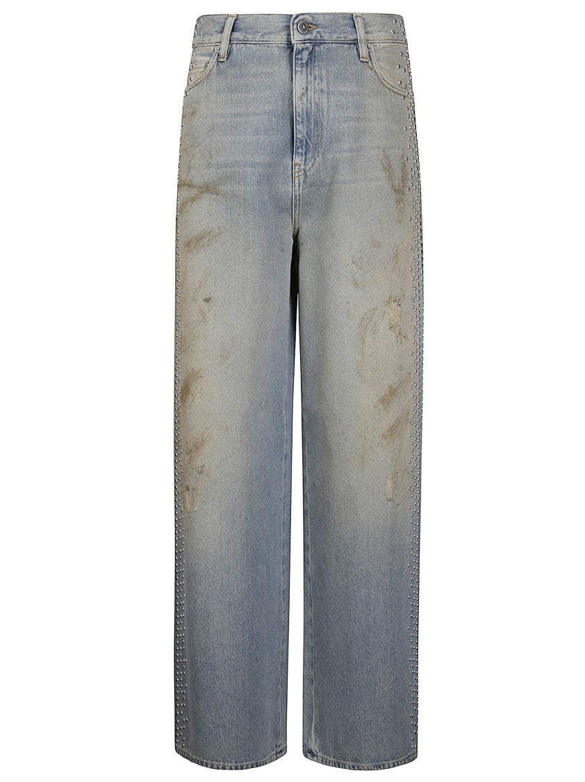 Golden Goose High-Waist Wide-Leg Five-Pocket Jeans